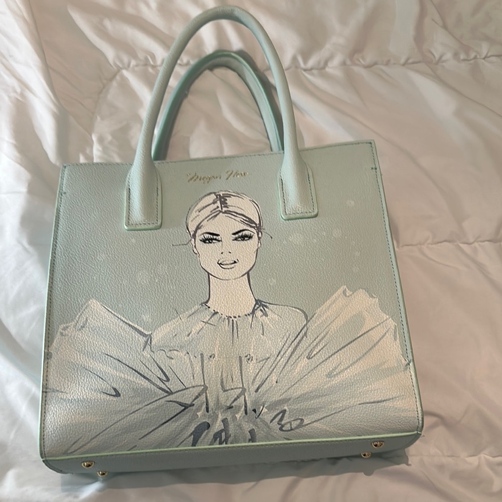 Mint Green Megan Hess Tote Bag